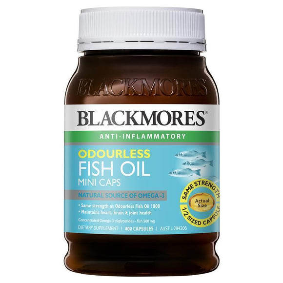 Blackmores Odourless Fish Oil 400 Mini Capsules
