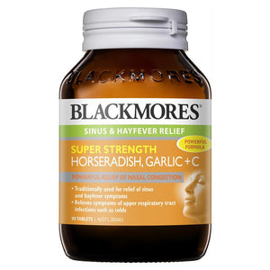 Blackmores Super Strength Horseradish Garlic + C 90 Tablets