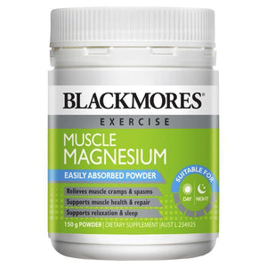 Blackmores Pure Muscle Magnesium 150g Powder