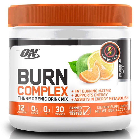 Optimum Nutrition Burn Complex Caffeine Free Lemon Lime 30 Serve 135g Online Only
