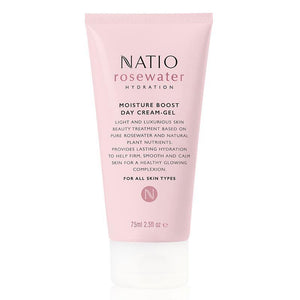 Natio Rosewater Hydration Moisture Boost Day Cream Gel 75ml Online Only