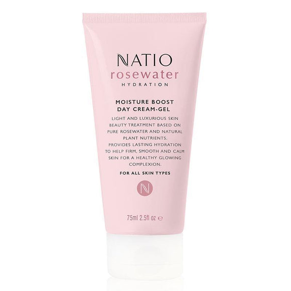 Natio Rosewater Hydration Moisture Boost Day Cream Gel 75ml Online Only
