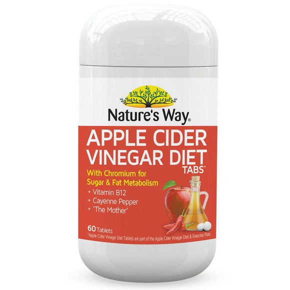 Nature's Way Apple Cider Vinegar Diet 60 Tablets