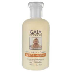 Gaia Natural Baby Bath & Body Wash 250ml