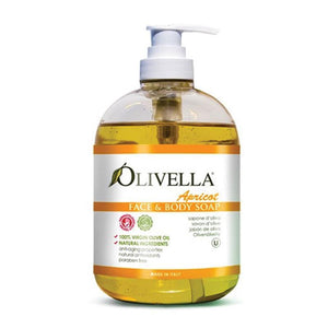 Olivella Apricot Face & Body Soap 500ml