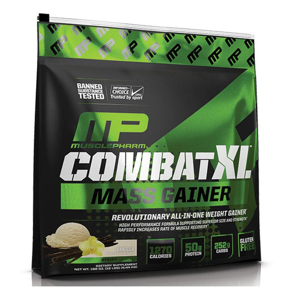MusclePharm Combat XL Mass Gainer Vanilla 5.44kg Online Only