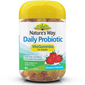 Nature's Way Vita Gummies Adult Daily Probiotic 80