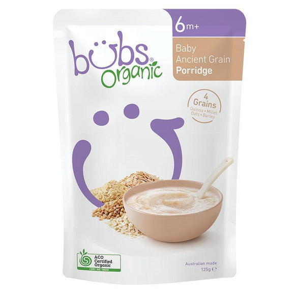 Bubs Organic Baby Ancient Grain Porridge 120g