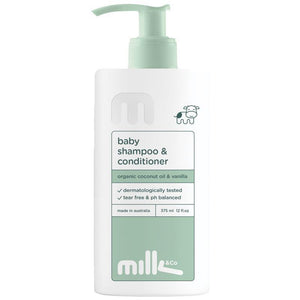 Milk & Co Baby Shampoo and Conditioner Pump Pack 375ml