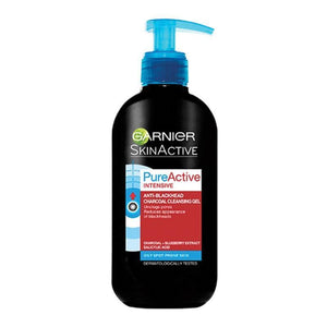 Garnier Pure Active Anti Blackhead Charcoal Cleansing Gel 200ml
