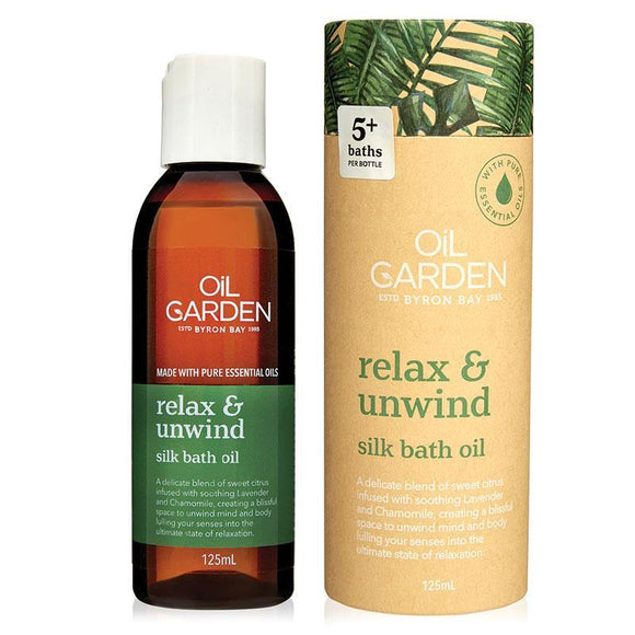 Oil Garden Relax And Unwind Bath Oil 125ml