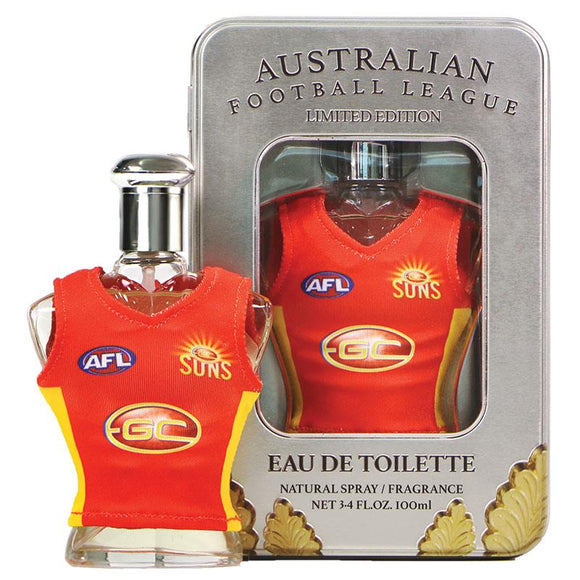 AFL Fragrance Gold Coast Suns Eau De Toilette 100ml Spray 2018