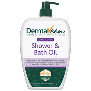 DermaVeen Shower & Bath Oil 1 Litre