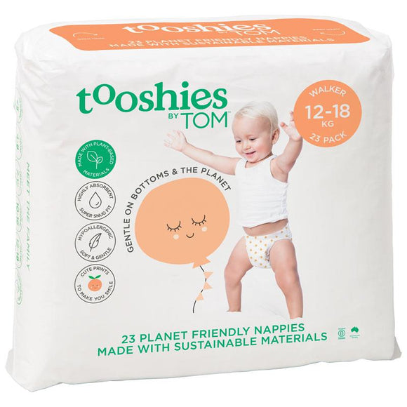 Tooshies by TOM Nappies Walker 23 Pack