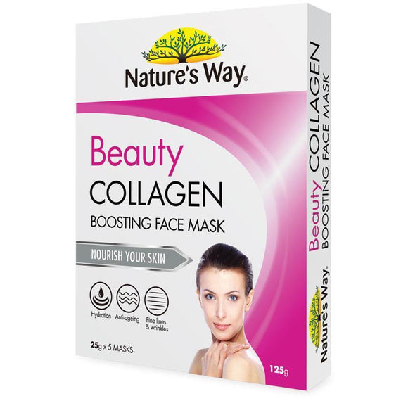 Nature's Way Beauty Collagen Face Mask 5 x 25g