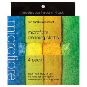 Microfibre Cleaning Cloths 4 Pack