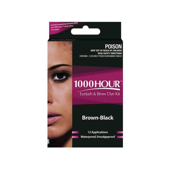 1000 Hour Eyelash & Brow Dye Kit Brown/Black