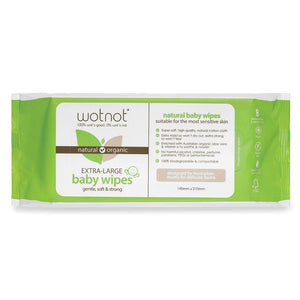 Wotnot All Natural Baby Wipes 70 Pack Online Only