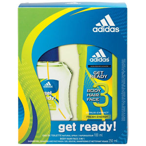 Adidas Get Ready Eau de Toilette 100ml 2 Piece Set