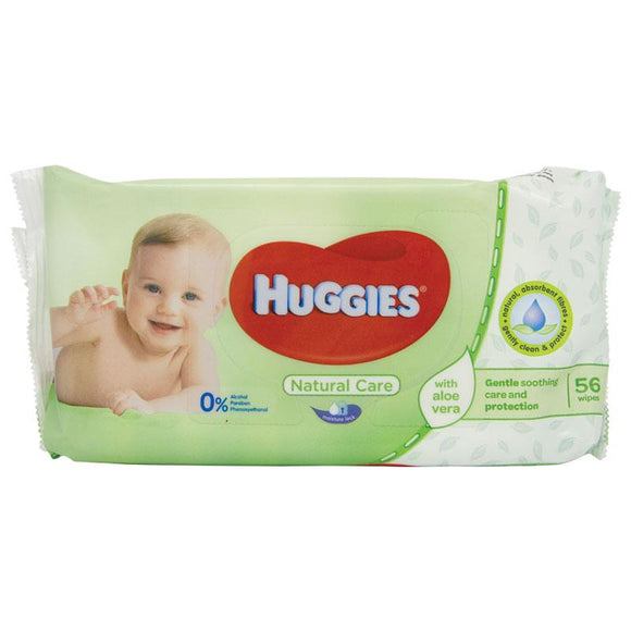Huggies Natural Care 56 Wipes