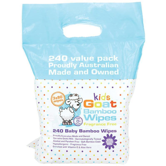 Goat Bamboo Wet Wipes 240 Pack