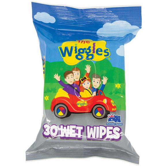 ABC Kids The Wiggles Wet Wipes 30 Pack