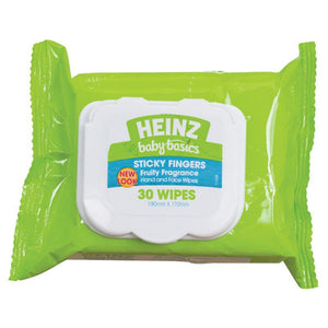 Heinz Baby Basics Sticky Fingers 30 Wipes