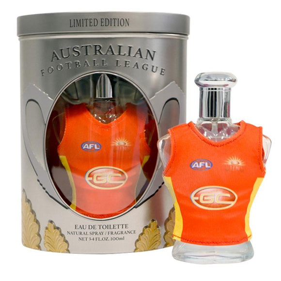 AFL Fragrance Gold Coast Suns Football Club Eau De Toilette 100ml Spray 2017
