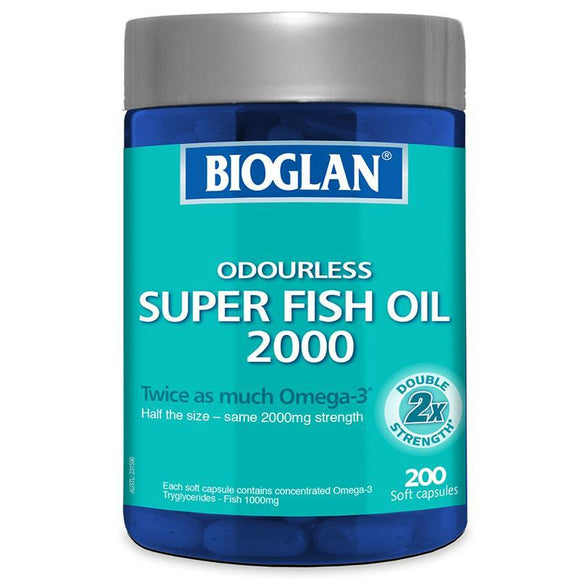 Bioglan Super Fish Oil 2000mg 200 Capsules