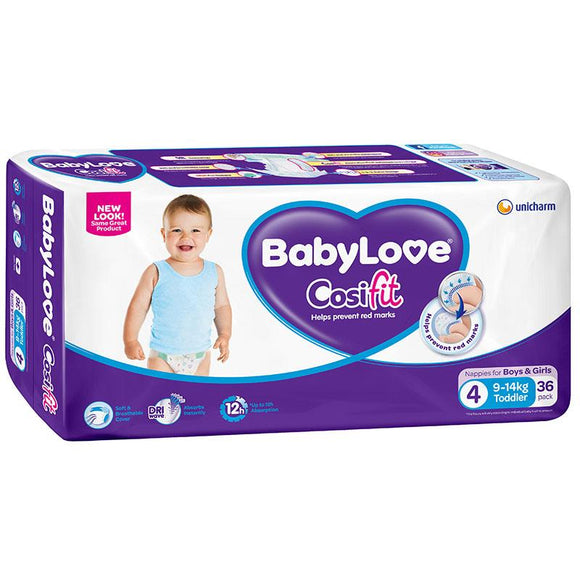 BabyLove Bulk Nappies Toddler 36 Pack
