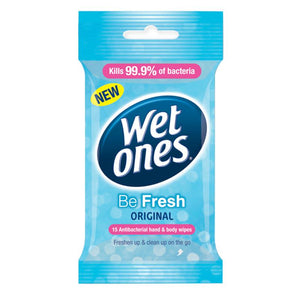 Wet Ones Be Fresh 15 Travel Pack