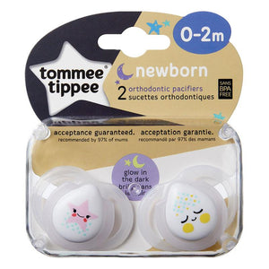 Tommee Tippee Closer to Nature Newborn Soother 0-2 Months 2 Pack