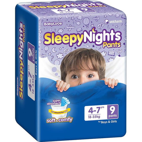 BabyLove Sleepy Nights 4-7 Years Old 9 Pants