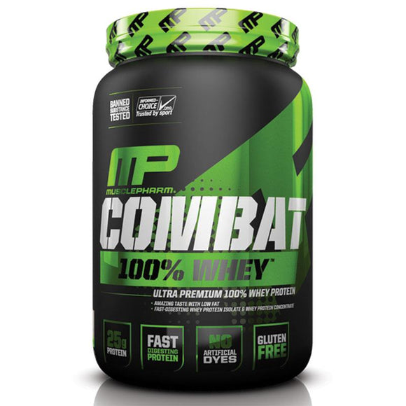 MusclePharm Combat 100% Whey Protein Vanilla 907g Online Only