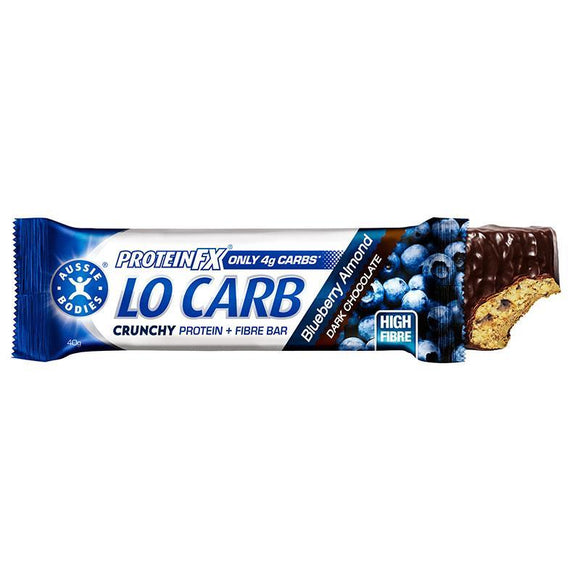 Aussie Bodies Protein FX Lo Carb Crunch Blueberry Almond 40g
