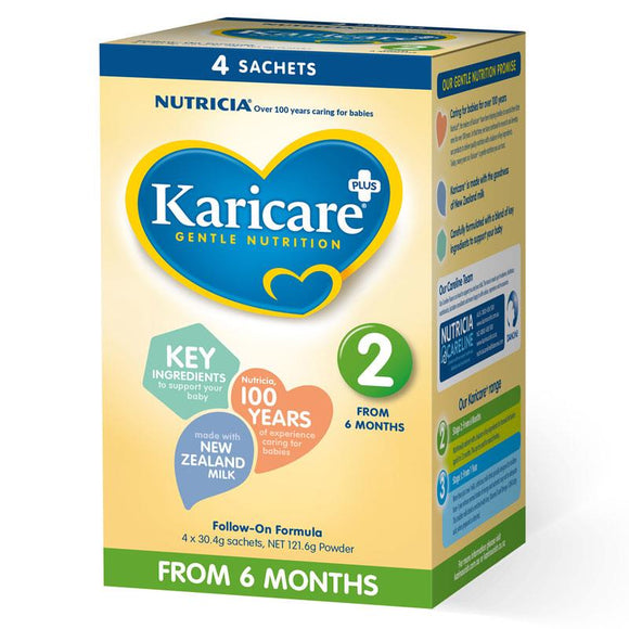 Karicare+ 2 Follow On Formula From 6 Months Sachets 4x30.4g