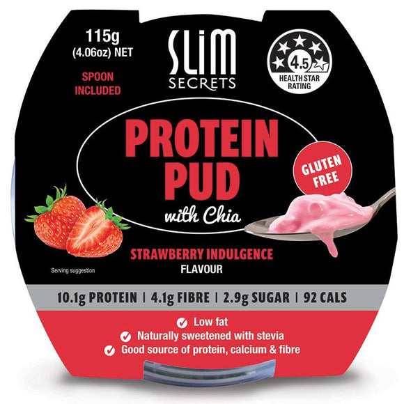 Slim Secrets Protein Pud With Chia Strawberry 115g
