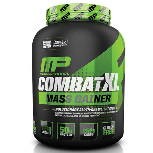 MusclePharm Combat XL Mass Gainer Chocolate 2.72kg Online Only