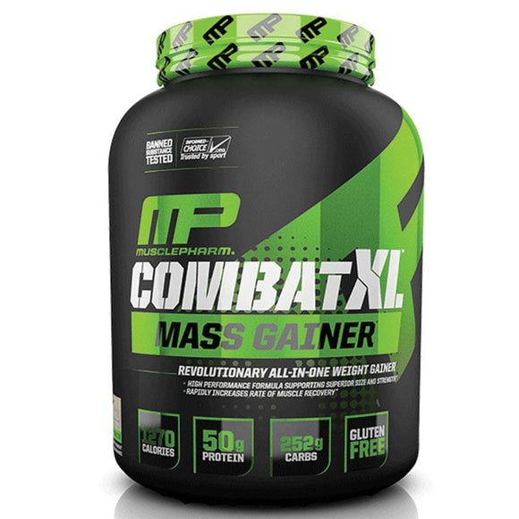 MusclePharm Combat XL Mass Gainer Vanilla 2.72kg Online Only