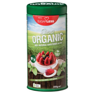Sugarless Organic Stevia 350g Canister