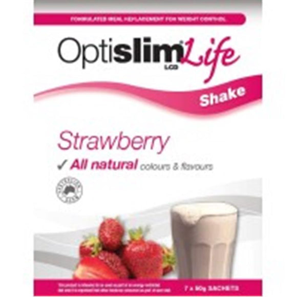 OptiSlim Life Shake Strawberry 50g x 7