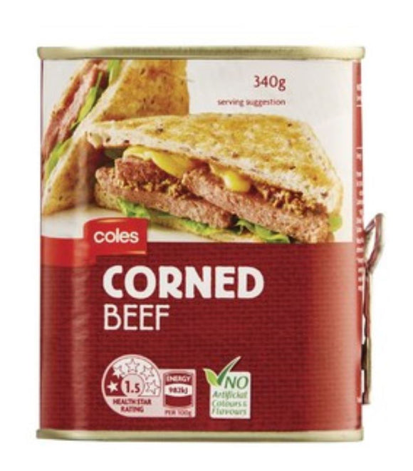 Coles Corned Beef 340g
